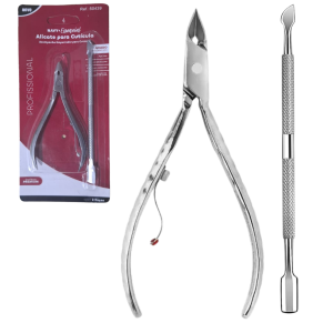 ALICATE + EMPURRADOR CUTICULA - 50439