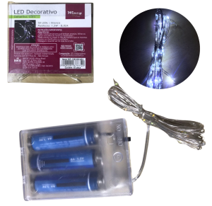 NT - PISCA 50 LEDS 5M BRANCO - DEL50181