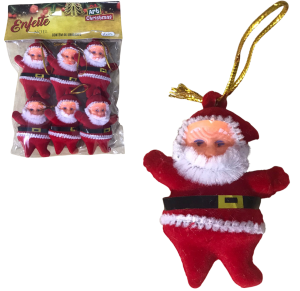NT - ENFEITE NOEL C/6 PÇS - Z5227