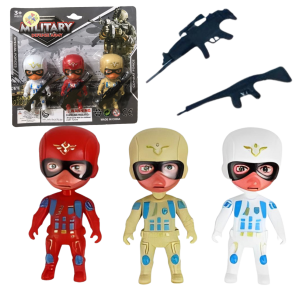 BONECO MILITAR C/3 PÇS - TS90408