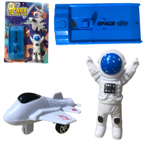 BONECO ASTRONAUTA C/LANÇADOR E AVIÃO - TS90165