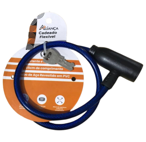 CADEADO P/BICICLETA  8X65MM - AX-15482-A