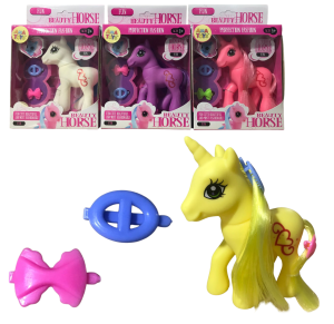 PONEI BEAUTY HORSE EMBORRACHADO C/ACESSORIOS - TS94831