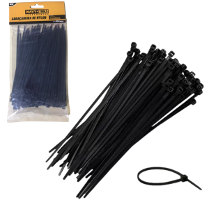 ABRACADEIRA DE NYLON PT 3,6X150MM C/120 PÇS - 14026