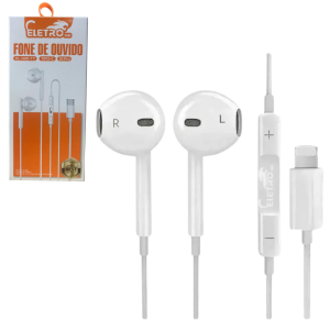 FONE DE OUVIDO CMICROFONE REDONDO - EL-1410-TY