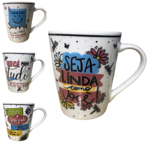 CANECA TULIPA 290ML - MOTIVACIONAL