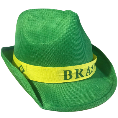 BRASIL CHAPEU POLIESTER 24X28CM - AX20927-A