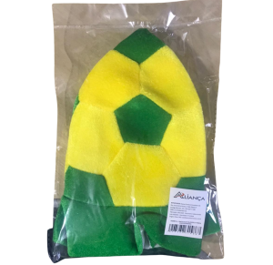 BRASIL CHAPEU BOLA POLIESTER 28X18CM - AX20897-A