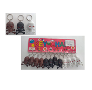 CHAVEIRO METAL CAVEIRA C/12 PÇS - M1403595