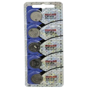 BATERIA CR1620 MAXELL CARTELA C/5 UNID
