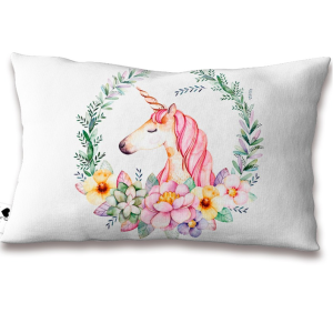 ALMOFADA 28X18CM - UNICORNIO