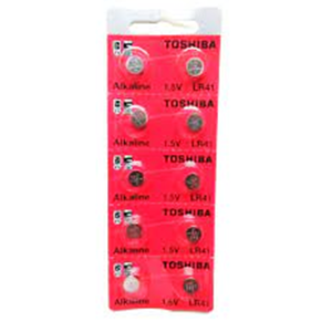 BBATERIA LR41/192 TOSHIBA C/ 10 UNID