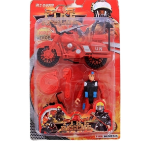 BOMBEIRO C/ACESSORIOS C/5 PEÇAS 27X16CM - BA-02030