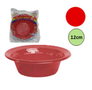 CUMBUCA PLÁSTICO 12CM VERMELHA C/10 UNID