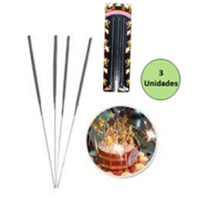 VELA ESTRELINHA C/3 UNID