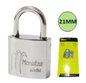 CADEADO 21MM PRATEADO - MZ-21512