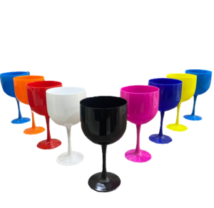 TAÇA DE GIN 630ML LEITOSA CORES SORTIDAS - TG265