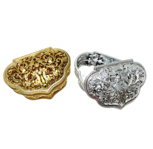 PORTA JOIA PRATA OU DOURADO 6X9CM - 033954