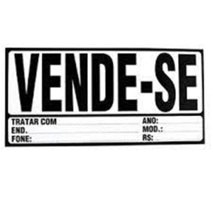 PLACA VENDE-SE C/2 UNID - REF 29