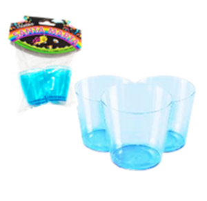 COPO AZUL P/DOCE C/ 25ML C/4 UNID