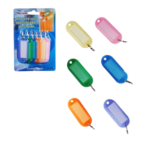 CHAVEIRO C/IDENTIFICADOR C/6 UNID - NS-1739