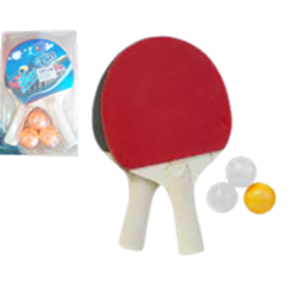 RAQUETE PING PONG C/3 BOLINHAS - NS-3327