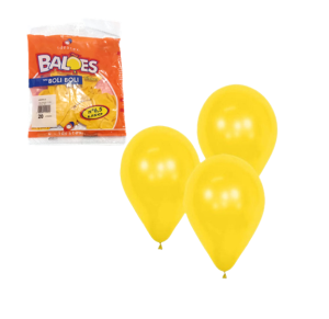 BALÃO 6.5 C/20 UNID AMARELO