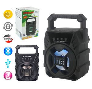 CAIXA DE SOM BLUETOOTH USB/TF/AUX/FM 18X11,5CM - BT1305