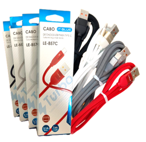 CABO TIPO C - 3.1A - C/1M - LE-857C