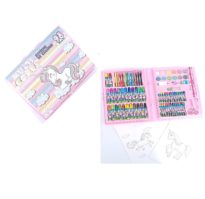 MALETA ESCOLAR 98 PÇS UNICORNIO - MAX-HR-898-A