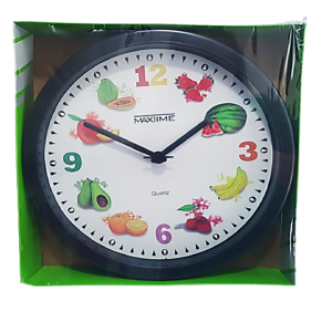 RELOGIO DE PAREDE RD FRUTAS PT - MX*40006-5