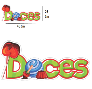 PLACA FESTA JUNINA DOCES - 60.35