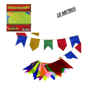 BANDEIRINHA DE PAPEL C/10M