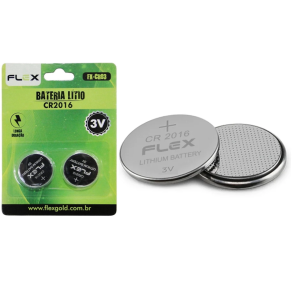 BATERIA CR2016 C/2 PÇS - FX-CR03