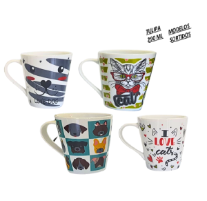 CANECA TULIPA 290ML - PET - PET-001