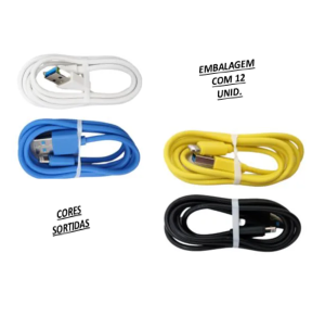 CABO V8 3.1A C/1M C/12 PÇS - LE-867V