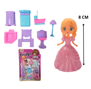 KIT BONECA C/MOVEIS C/9 PÇS - BA-13409