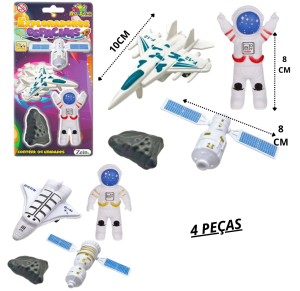 EXPLORADORES ESPACIAIS C/4 PÇS - ZBN00502