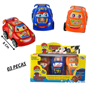 CARRO BIBI FRICÇÃO C/3 PCS - WBU2839