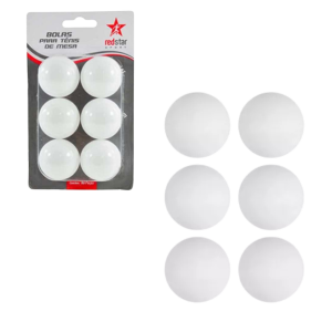 BOLA DE PING PONG C/6PÇS - ELJ0403