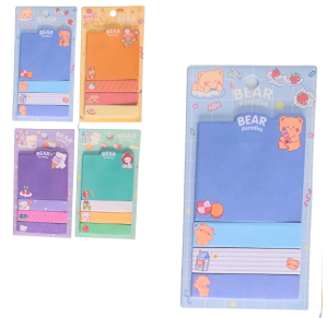 BLOCO ADESIVO C/25 FLS 6,5X6,5CM E 3 TIRAS DE 25 FLS - FMC6610-24-UR