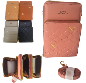 BOLSA FEMININA C/3 ZIPERES - SJB-GZ9829F