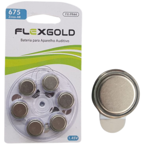 BATERIA P/AP. AUDITIVO 675 C/6 UNID - FX-PR44