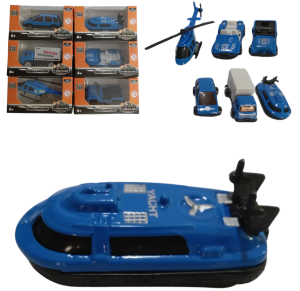 CARRO MINIATURA 1:64 DM COLLECTION AZUL - DMC6590