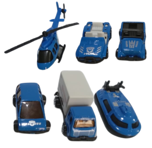 CARRO MINIATURA 1:64 DM COLLECTION AZUL - DMC6590