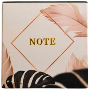 BLOCO DE ANOTAÇÃO 7,4X7,4CM C/68FLS - HA80216