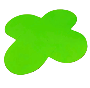 FORMA 4 PETALAS VERDE CLARO C/30 UNID