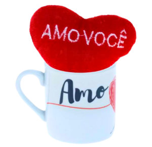 CANECA 80ML C/ CORAÇÃO - XC1010