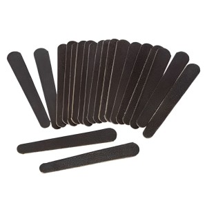 LIXA P/UNHAS 8CM PRETA C/100 UNID