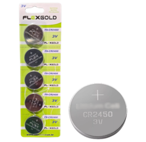 BATERIA 2450 C/5 PÇS - FX-CR2450